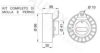 FORD 6635941 Tensioner Pulley, timing belt